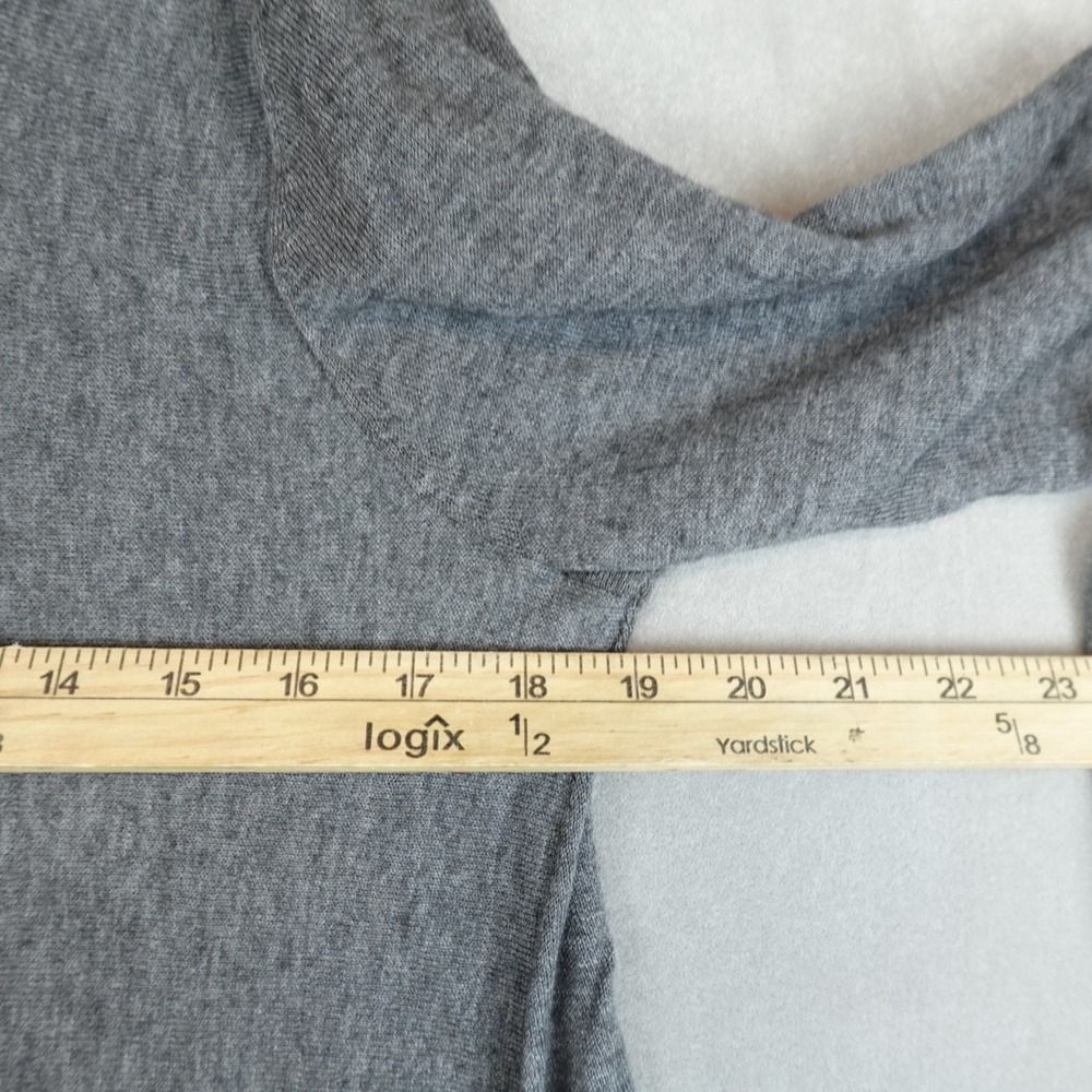 Eileen Fisher Sweater Alpaca Merino Tencel Womens S Pullover Lagenlook Boxy Gray - Picture 4 of 7